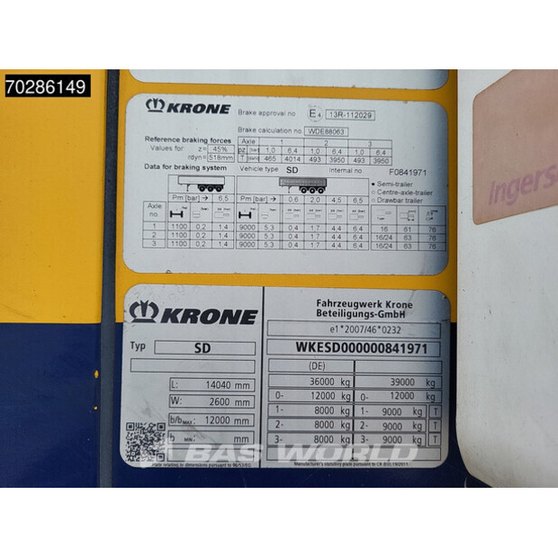 2018 كرون Thermo King SLXi 300-41506526