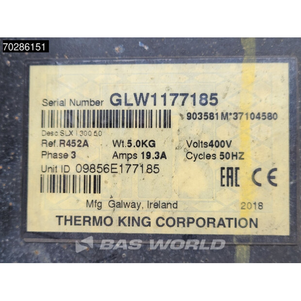 2018 كرون Thermo King SLXi 300-41506554