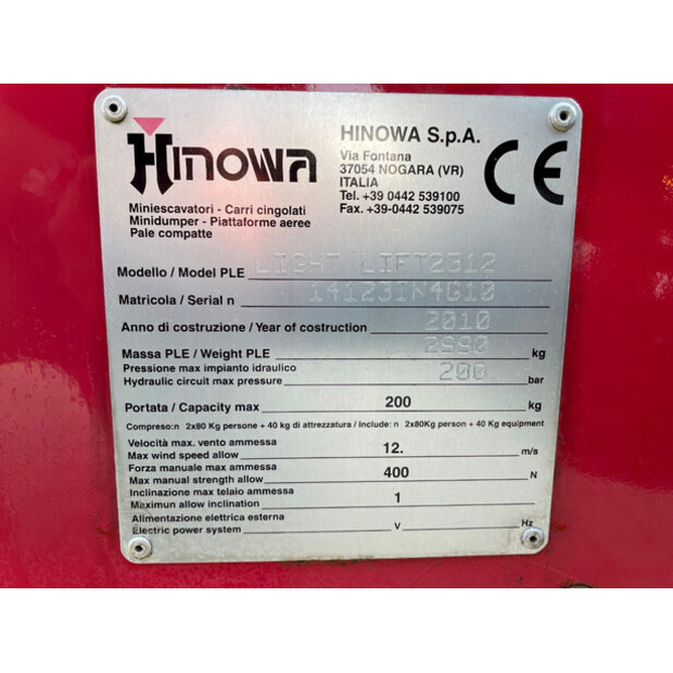 2010 هينوا Lightlift 23.12 IIIS-41522958
