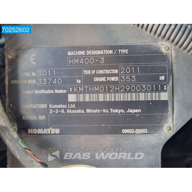 2012 Komatsu HM400-41544344