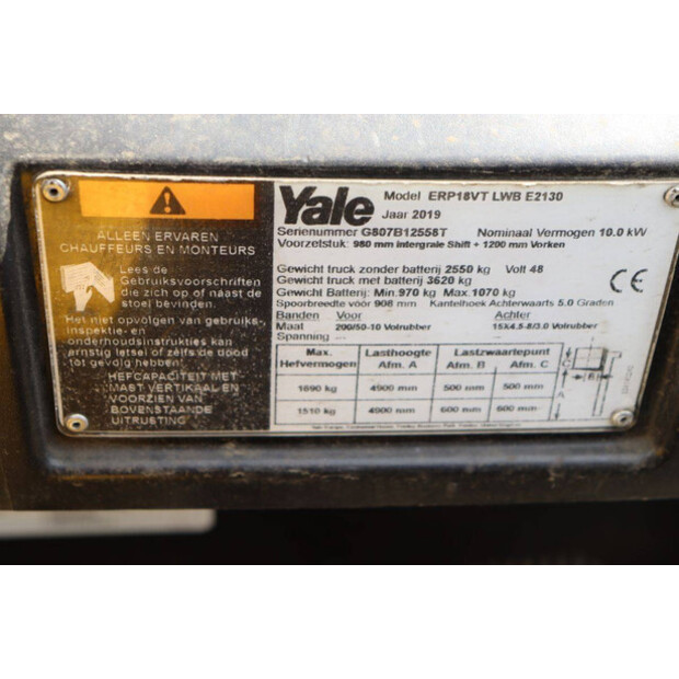 2019 Yale ERP18VT-41545067