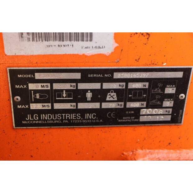 2012 JLG E300AJP-41545089