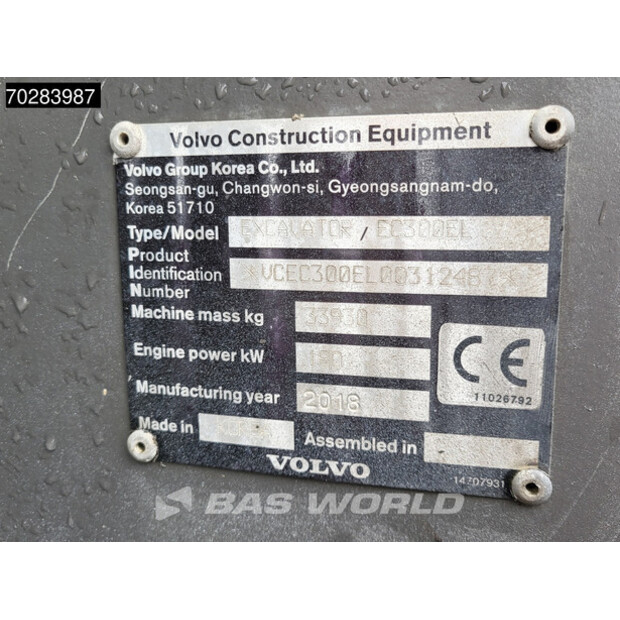 2018 فولفو EC300EL-41545400