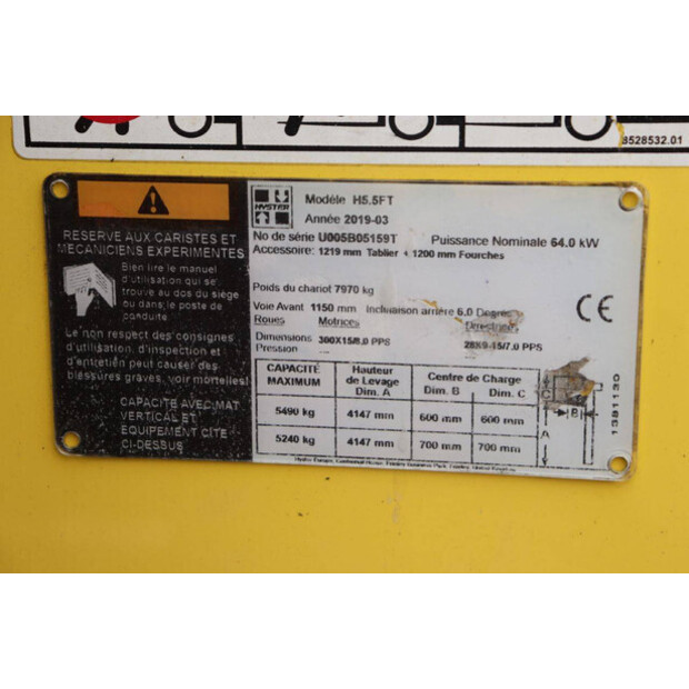 2019 Hyster H5.5FT-41545778