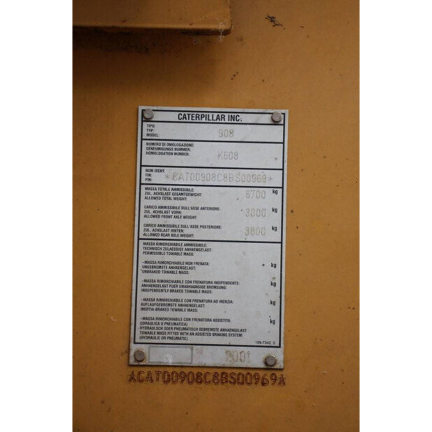 2001 Caterpillar 908-41548240