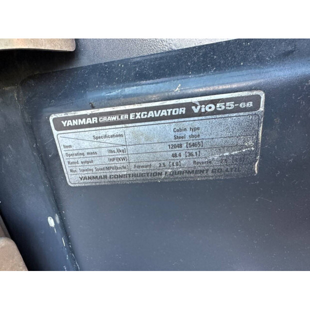 2015 YANMAR VIO55-6B-41548557