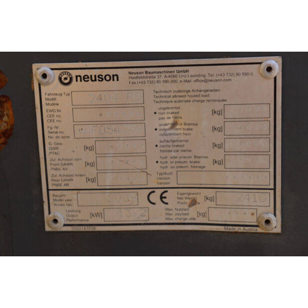 2009 Neuson 2404RD-41549298