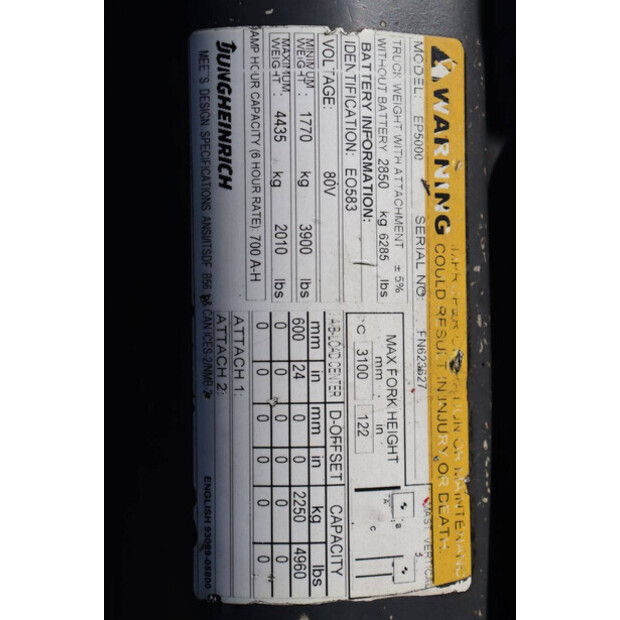 Caterpillar 2EP5000-41550355