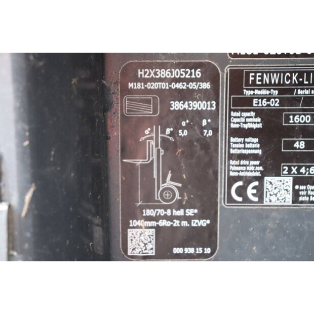 2018 Linde E16-02-41551127