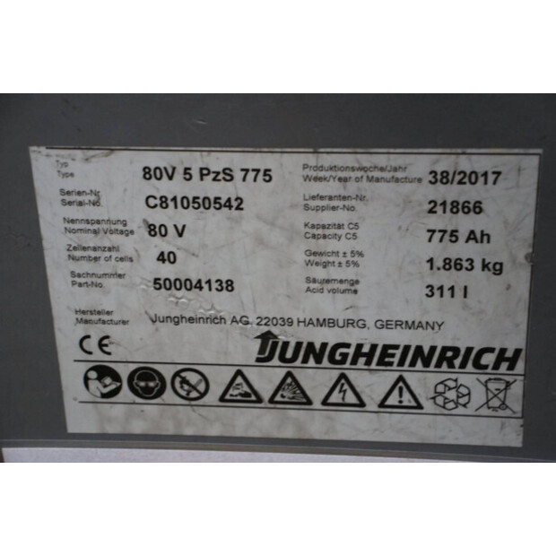 2017 Jungheinrich EFG S30-41551282