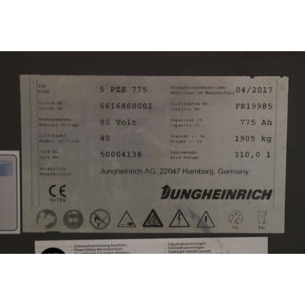 2017 Jungheinrich EFG 535k-41551327