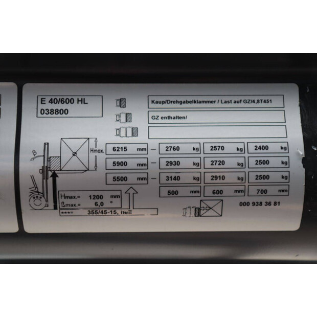 2017 Linde E40HL-01/600-41551735