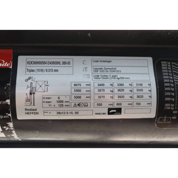 2017 Linde E40HL-01/600-41551779