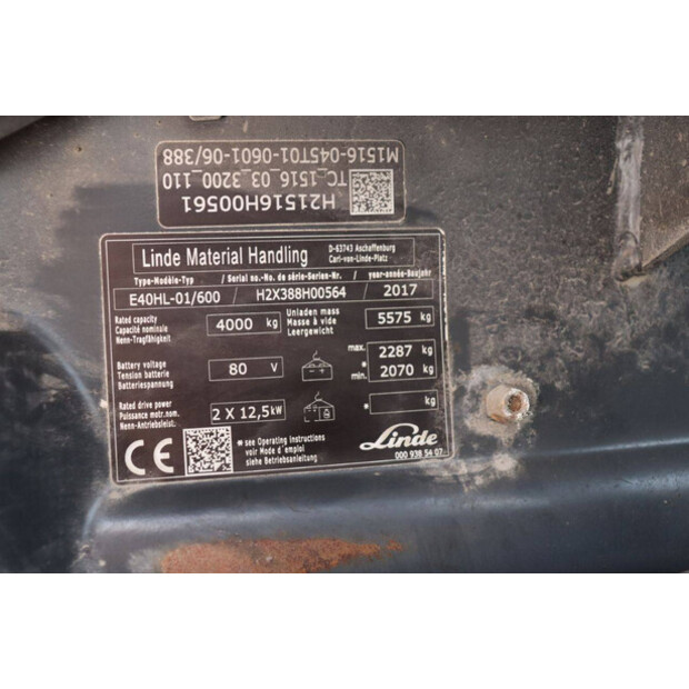 2017 Linde E40HL-01/600-41551782