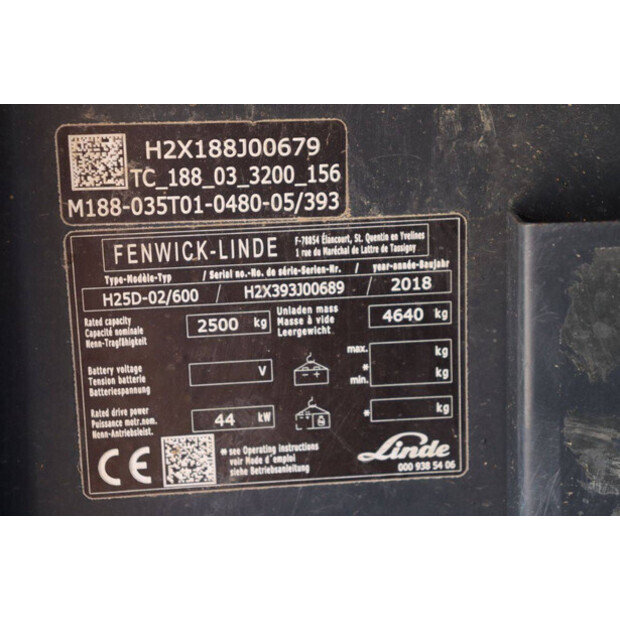 2018 ليندي H25D-02/600-41551927