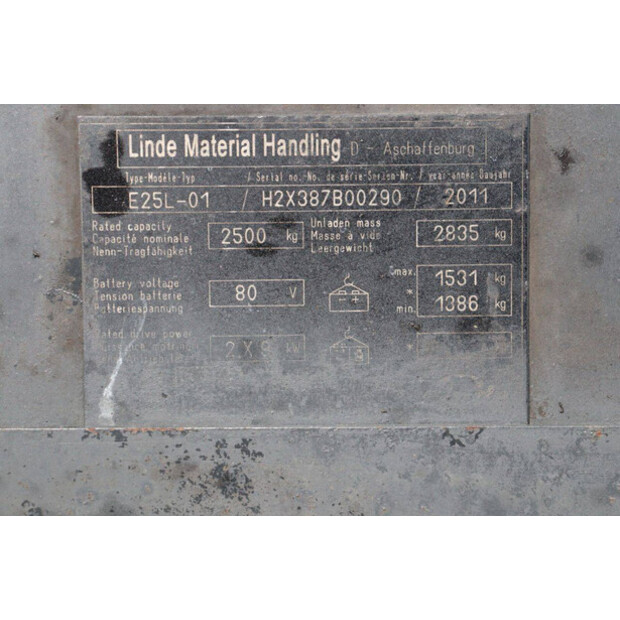2011 ليندي E25L-01-41551998