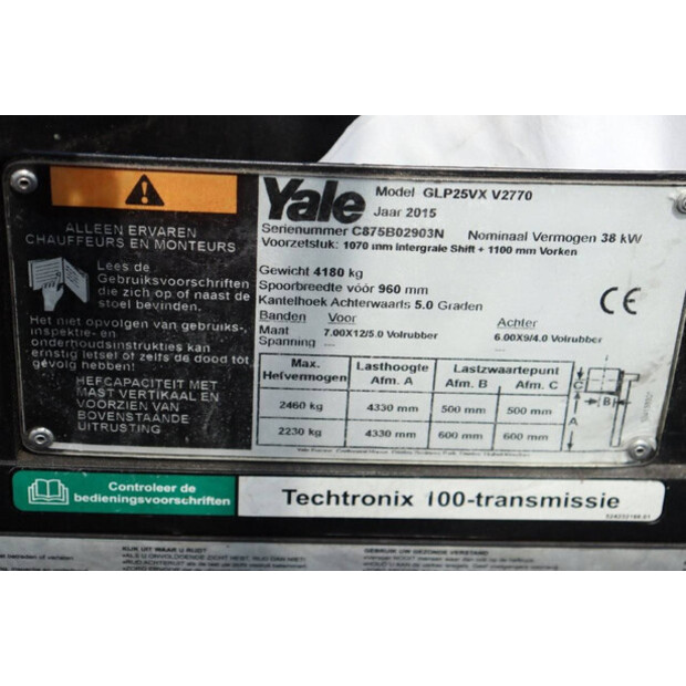 2015 Yale GLP25VX V2770-41553841