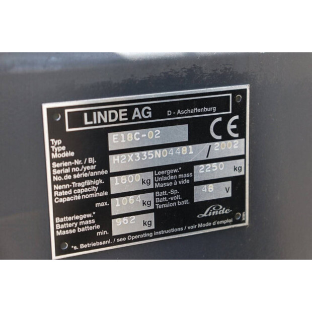 2002 ليندي E18C-02-41553880