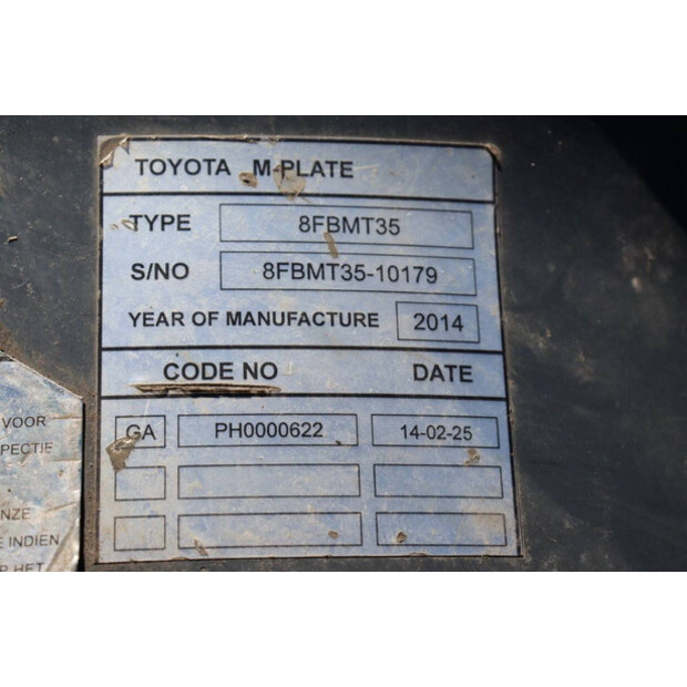 2014 Toyota 8FBMT35-41554255