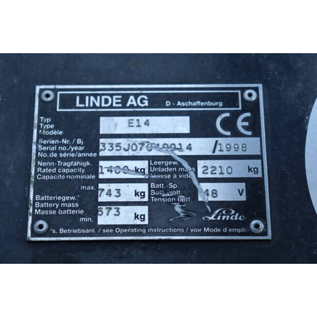 1998 Linde E14-41554338
