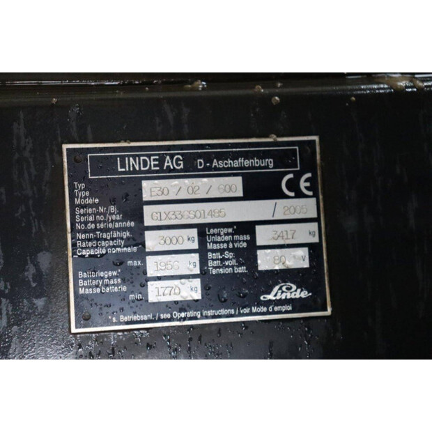 2005 Linde E30/02/600-41554555