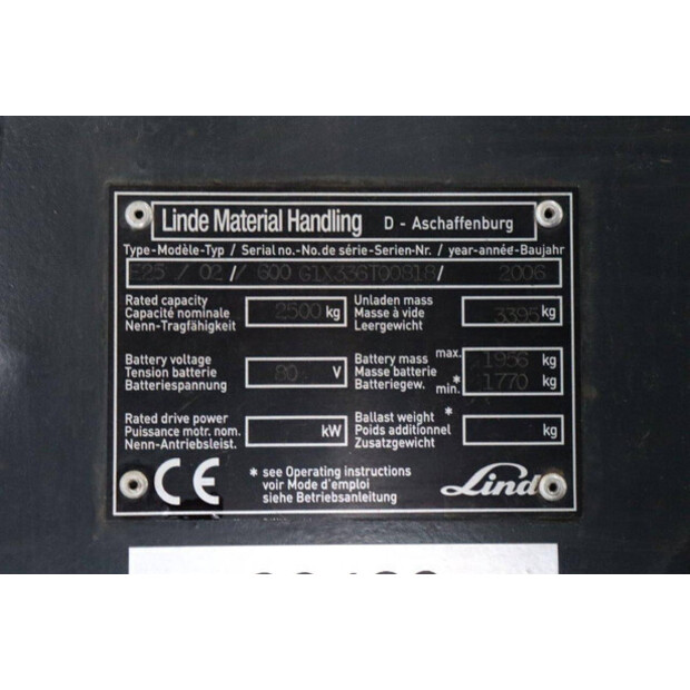 2006 Linde E25/02-41554643