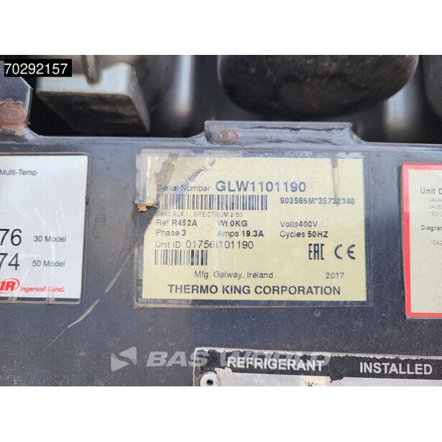 2017 شميتز كارجوبول Thermo King SLXi Spectrum 3 axles TUV 05/26 FRC 02/26 Blumenbreit Doppelstock Liftachse-41568317