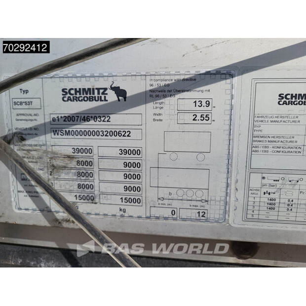 2014 Schmitz Cargobull SCB*S3T-41568419