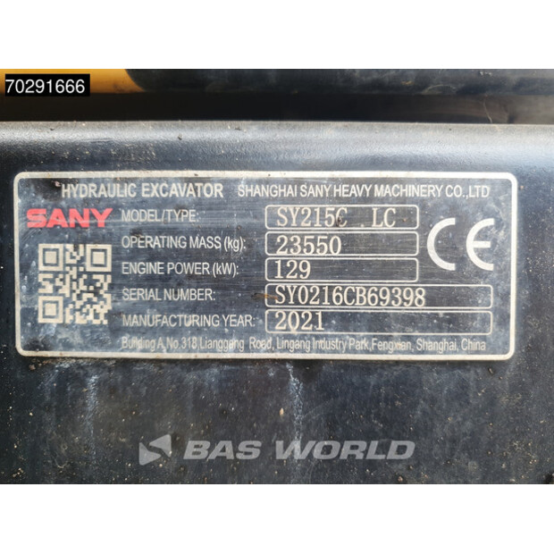 2021 Sany SY215C LC-41568474
