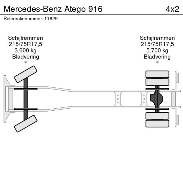 2016 Mercedes-Benz ATEGO 916-41570823