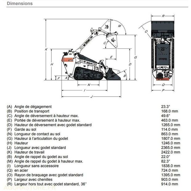 2010 بوبكات MT55-41586334