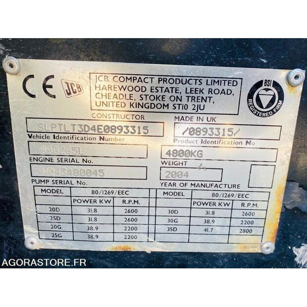 2004 JCB TLT30D-41586539
