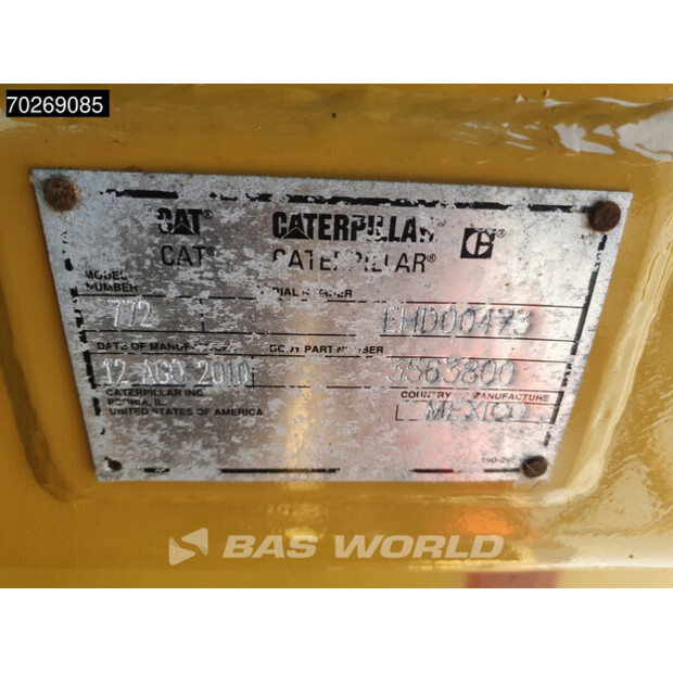 2011 Caterpillar 772-41586809