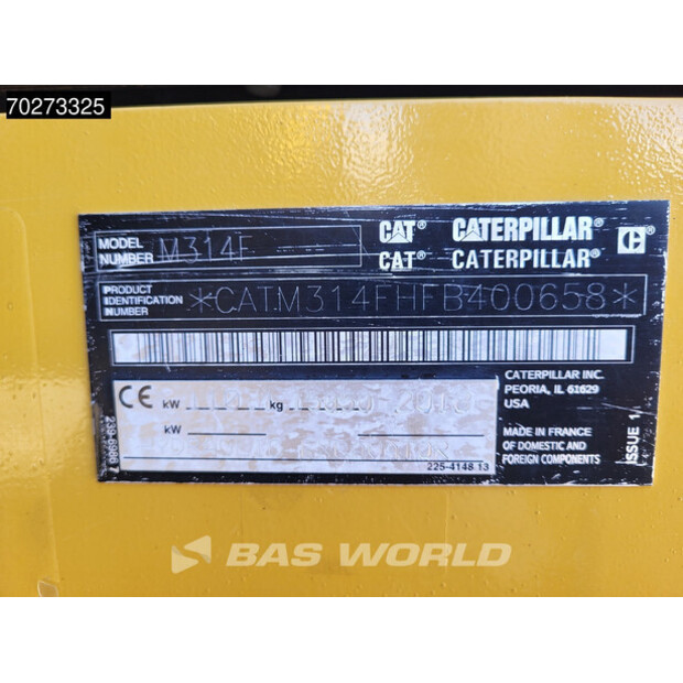 2018 Caterpillar M314F-41587402