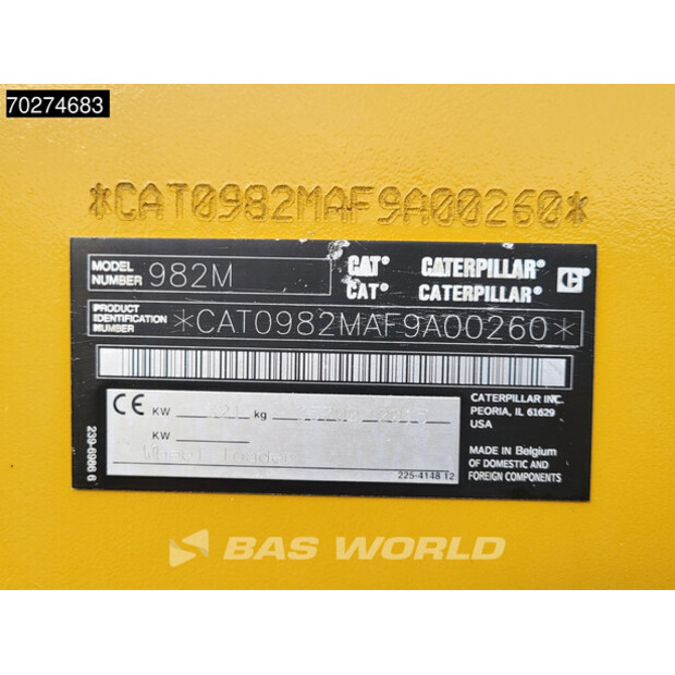 2015 Caterpillar 982M-41587525