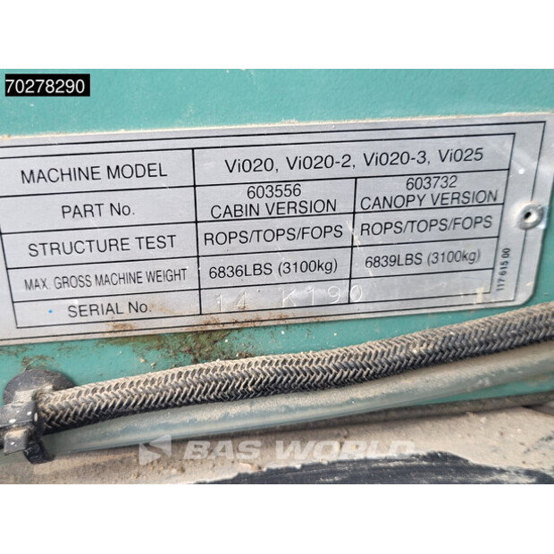 2015 YANMAR VIO25-4-41587791
