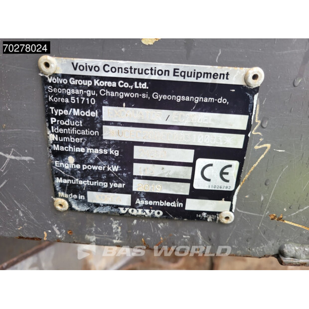 2019 فولفو EC200 E L-41588316