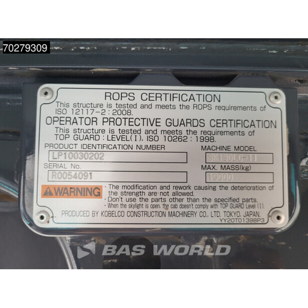 2020 KOBELCO SK130LC-11-41588391