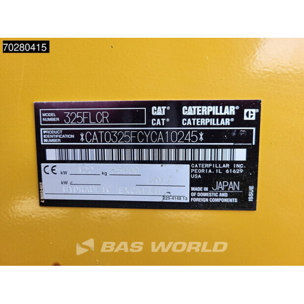 2017 Caterpillar 325 F L-41588612