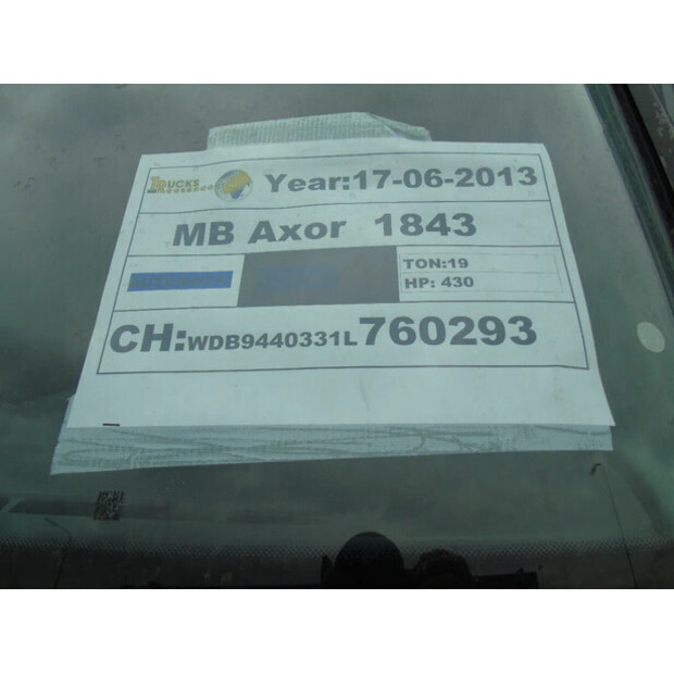 2013 مرسيدس بنز Axor 1843-41590707