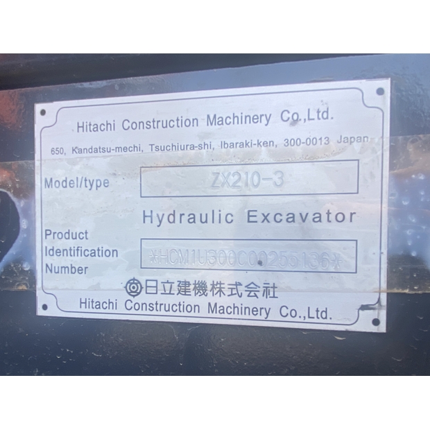2024 Hitachi ZX210-3-41618724