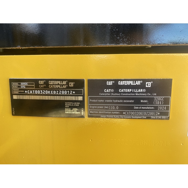 2024 كاتربيلر 320GC-41619163