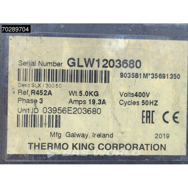 2019 Chereau Thermo King SLXi 300-41620229