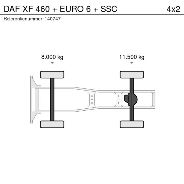 2017 DAF XF 460-41632250