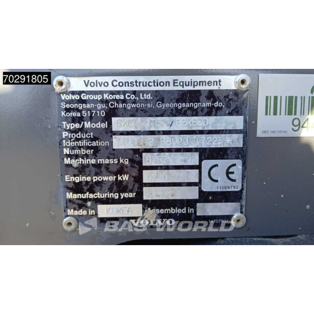 2021 Volvo ECR88D-41633535