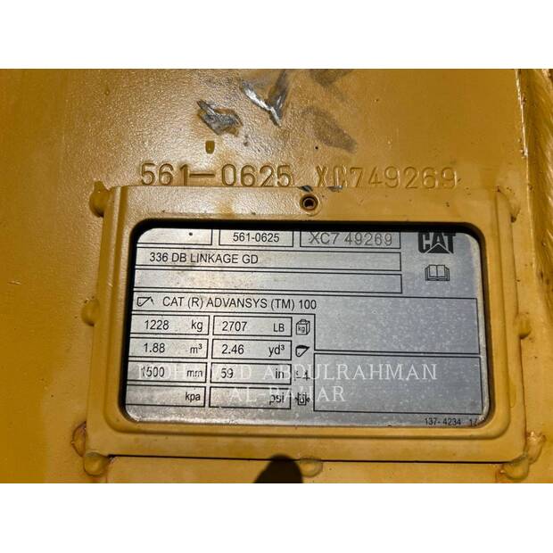 2022 كاتربيلر 336-07GC-41635684