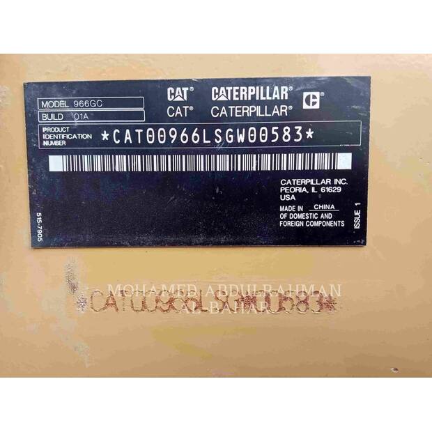2022 كاتربيلر 966GC-41635933