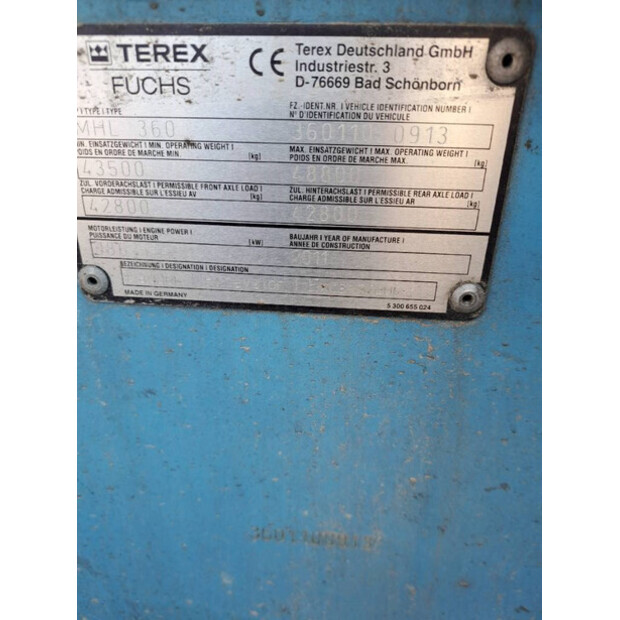 2011 FUCHS MHL360D-41665993