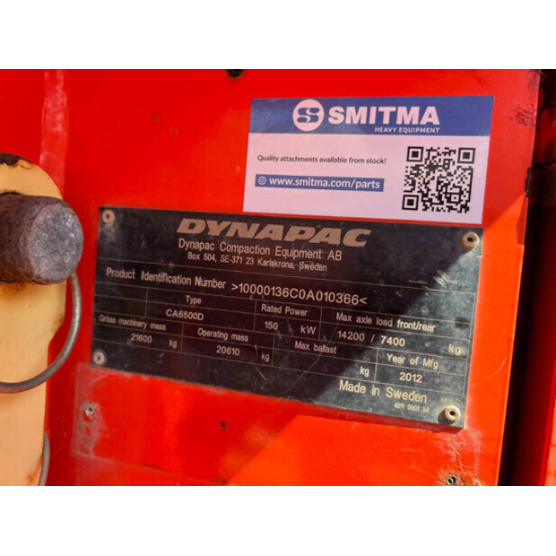 2012 DYNAPAC CA6500D-41667179
