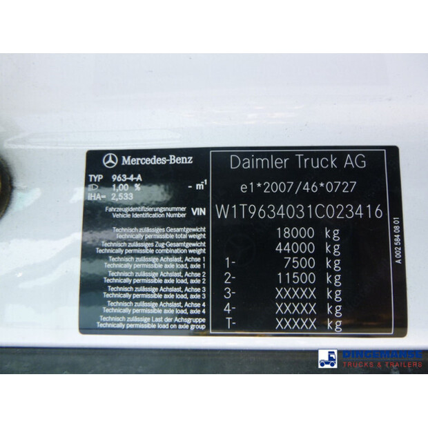 2020 Mercedes-Benz ACTROS 1851-41670047